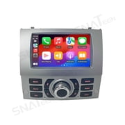 SNATEEN 7.0 inch Carplay Screen/Radio/Multimedia Player for Peugeot 407 2004-2010 Model Car Navigation/GPS Upgrade Headunit Android Display 1080P Touch Screen Receiver Replace System