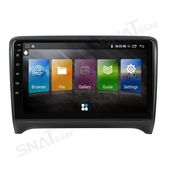 SNATEEN 9.0 inch Carplay Screen/Radio/Multimedia Player for Audi TT 2008-2014 Models Universal Car Navigation/GPS Upgrade Headunit Android Display 1080P Touch Screen Receiver Replace System