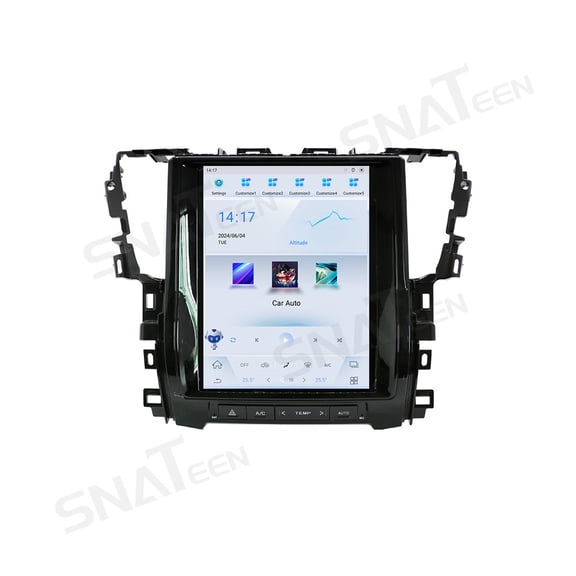 SNATEEN Android 13 Car Radio for Toyota Alphard 30 Series 2015-2021 Head Unit Stereo 12.1 inch Touchscreen Wireless CarPlay GPS Navigation Multimedia Player