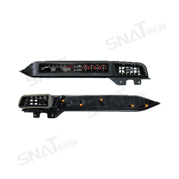 SNATEEN Co-pilot display screen Speed data display racing instrument Suitable for Ford Mustang 2015-2023 Co-pilot multimedia screen Car radio