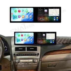 SNATEEN Dual 10.1 inch Carplay Screen/Radio/Multimedia Player for Toyota Camry 2006-2011 Universal Car Navigation/GPS Upgrade Headunit Android Display 1080P Touch Screen Replace System