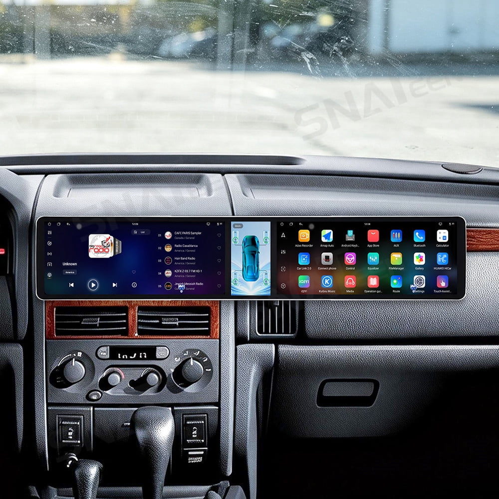 SNATEEN Dual 12.3 inch Carplay Screen/Radio for Jeep 2/Grand Cherokee ...