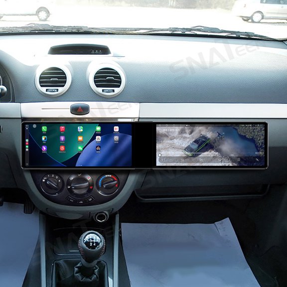 SNATEEN Dual 12.3 inch Carplay Screen/Radio/Multimedia Player for Buick Excelle HRV 2004-2008 Car Navigation/GPS Upgrade Headunit Android Display 1080P Touch Screen Receiver Replace System