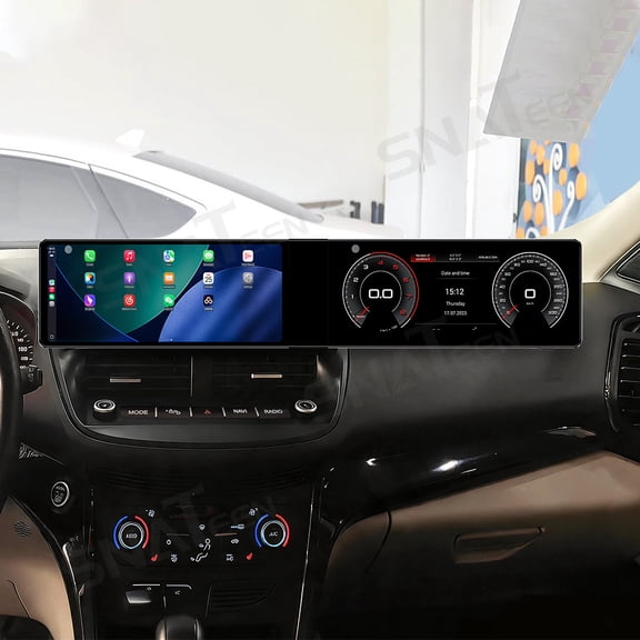 SNATEEN Dual 12.3 inch Carplay Screen/Radio/Multimedia Player for Ford Kuga 2013-2018 Car Navigation/GPS Android 13 Upgrade Headunit 1080P Device Replace System