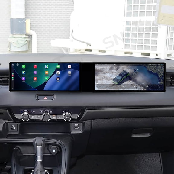 SNATEEN Dual 12.3 inch Carplay Screen/Radio/Multimedia Player for Honda XR-V 2023 2024 2025 2026 Car Navigation/GPS Upgrade Headunit Android Display 1080P Touch Screen Receiver Replace System