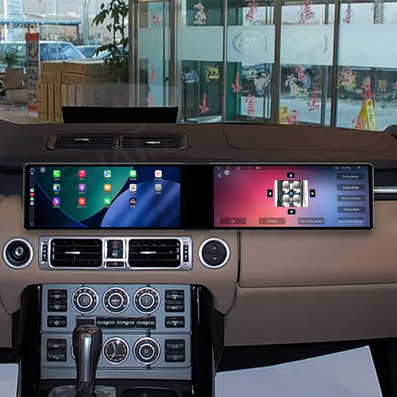 SNATEEN Dual 12.3 inch Carplay Screen/Radio/Multimedia Player for Land Rover Range Rover Executive 2003-2004 Car Navigation/GPS Upgrade Headunit Android Display HD Touch Screen Receiver