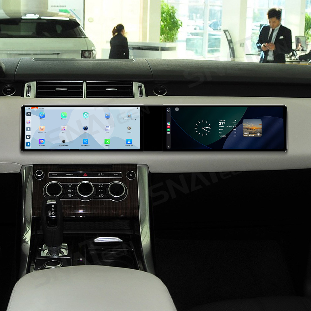SNATEEN Dual 12.3 inch Carplay Screen/Radio/Multimedia Player for Land ...