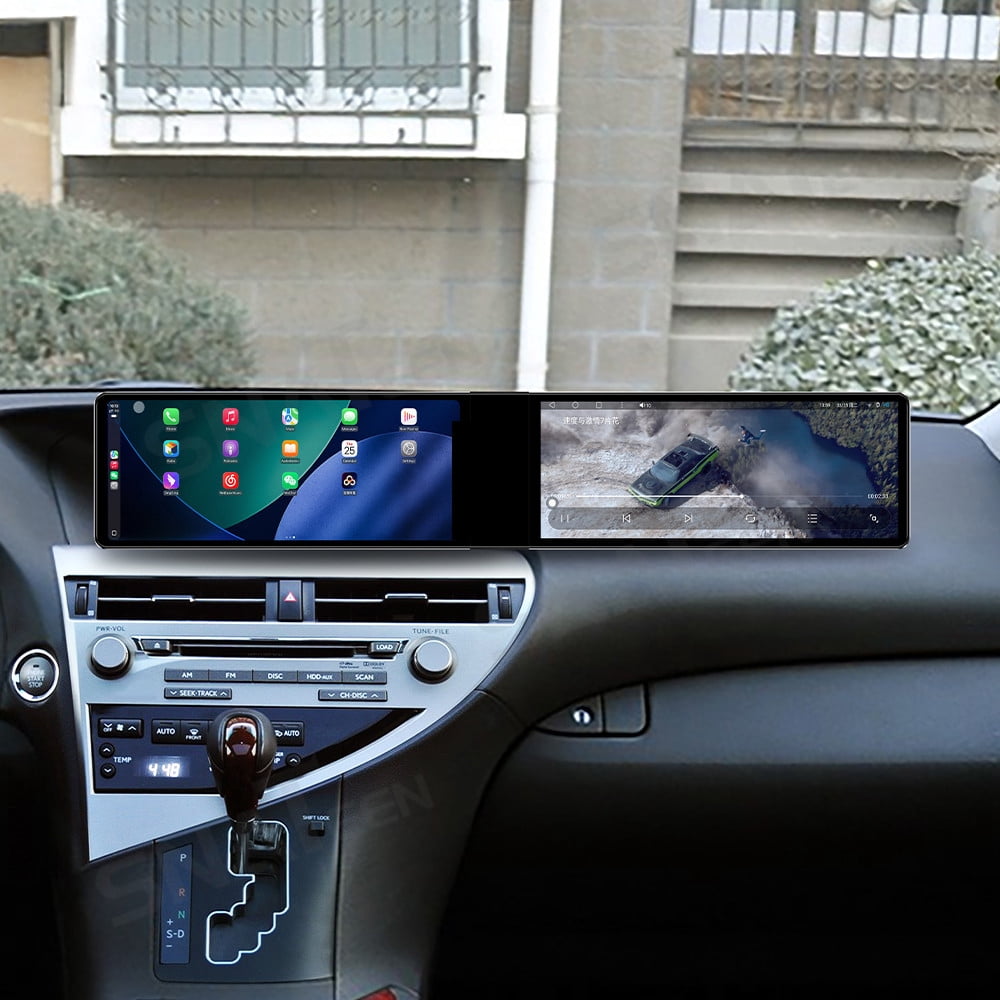 SNATEEN Dual 12.3 inch Carplay Screen/Radio/Multimedia Player for Lexus ...