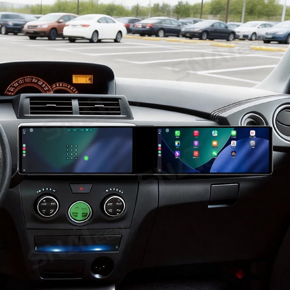 SNATEEN Dual 12.3 inch Carplay Screen/Radio/Multimedia Player for Toyota BB/Subaru Dex 2006-2016 Car Navigation/GPS Upgrade Headunit Android Display 1080P Touch Screen Receiver Replace System