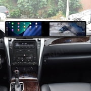 SNATEEN Dual 12.3 inch Carplay Screen/Radio/Multimedia Player for Toyota Camry 2014 2015 2016 Car Navigation/GPS Upgrade Headunit Android Display 1080P Touch Screen Receiver Replace System