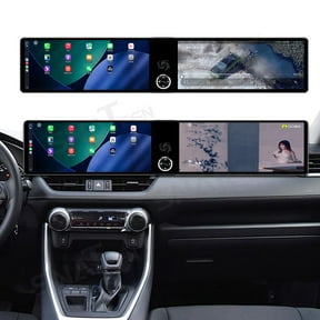 SNATEEN Dual 12.3 inch Carplay Screen/Radio/Multimedia Player for Toyota RAV4 2020 2021 2022 Models Universal Car Navigation/GPS Upgrade Headunit Android Display 1080P Touch Screen Replace System