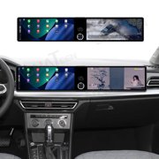 SNATEEN Dual 12.3 inch Carplay Screen/Radio/Multimedia Player for Volkswagen Lavida 2023-2024 Universal Car Navigation/GPS Upgrade Headunit Android Display 1080P Touch Screen Replace System