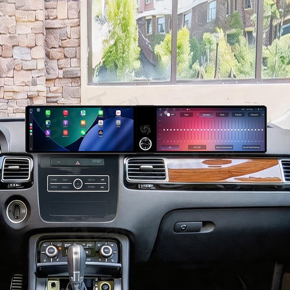 SNATEEN Dual 12.3 inch Carplay Screen/Radio/Multimedia Player for Volkswagen Touareg 2011-2017 Car Navigation/GPS Android 13 Upgrade Headunit 1080P Device Replace System