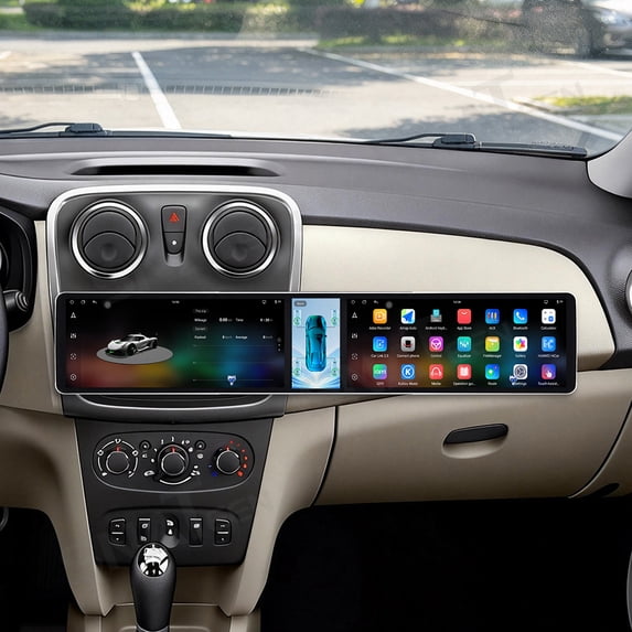 Screen Printer Upgrade SNATEEN Dual 12.3 inch Carplay Screen/Radio for Renault Dacia 2009-2015 ...