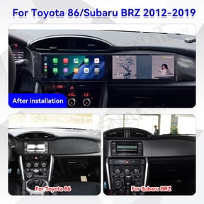 SNATEEN Dual 12.3 inch Passenger Carplay Screen/Radio/Multimedia Player for Toyota 86/Subaru BRZ 2012-2019 Universal Car Navigation/GPS Upgrade Headunit Android 1080P Touch Screen Receiver