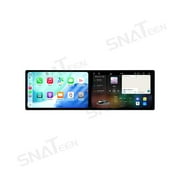 SNATEEN Dual 9.1 inch Carplay Radio/Multimedia for Audi A6 A7 2012-2015 Touch Screen Navigation/GPS Headunit Android Receiver Replace System