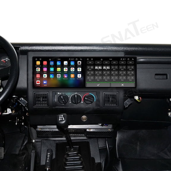 SNATEEN Dual 9.1 inch Carplay Screen/Radio/Multimedia Player for Benz 4-doors W212 2012-2014 Car Navigation/GPS Upgrade Headunit Android Display HD Touch Screen Receiver Replace System (NTG4.5)