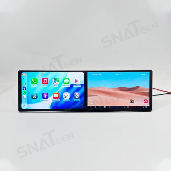 SNATEEN Dual 9.1 inch Carplay Screen/Radio/Multimedia Player for Mitsubishi ASX 2013-2020 Car Navigation/GPS Android 15 Upgrade Headunit 1080P Device Replace System