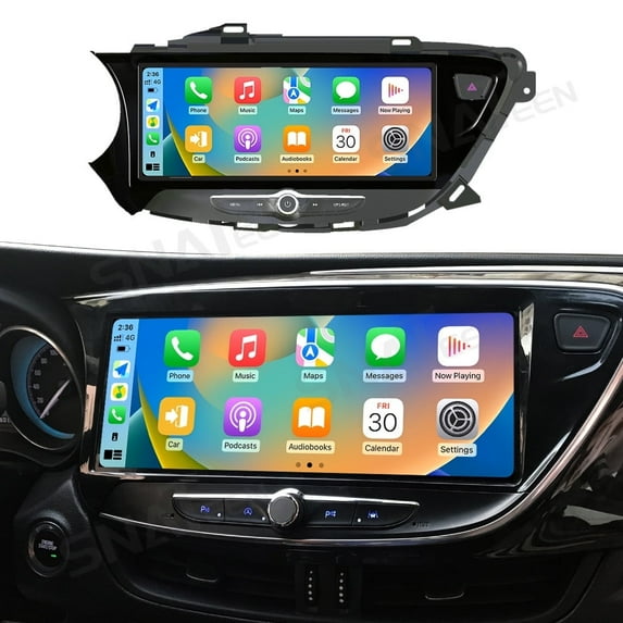 12.3 inch Carplay Screen/Radio/Multimedia Player for Buick Envision 2014-2017 Models Universal Car Navigation/GPS Upgrade Headunit Android Display 1080P Touch Screen Replace System Accessories
