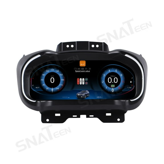 SNATEEN LCD Dashboard Instrument Panel for Renault Koleos/Megane lV 2016 2017 2018 2019 Digital Dash Gauges Instrument Cockpit Speedometer Cluster
