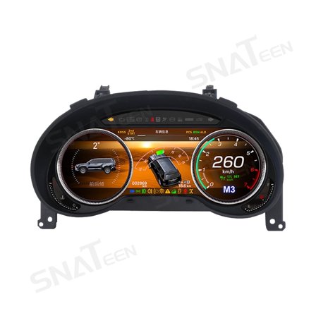 SNATEEN LCD Dashboard for Lexus GX Instrument Panel 2010 2011 2012 2013 2014 2015 2016 2017 2018 2019 2020 2021 Digital Dash Gauges Instrument LCD Screen Cockpit Speedometer Cluster
