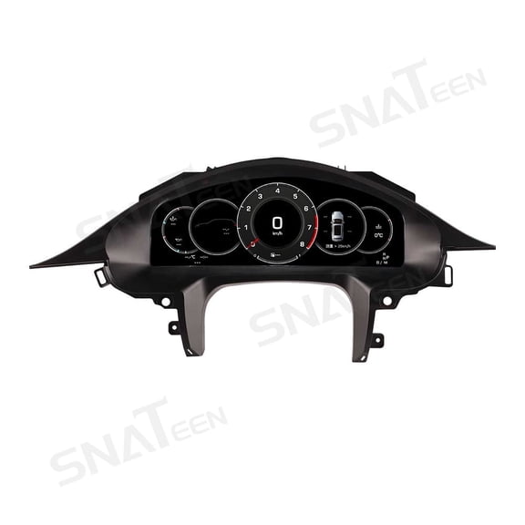 SNATEEN Car Digital Cluster LCD Screen Instrument Panel for Porsche Panamera 2010 2011 2012 2013 2014 2015 2016 Models Virtual Cockpit Speedometer Dashboard Upgrade Universal Fit Car Accessories