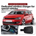 thumbnail image 1 of SNATEEN Wireless Charging Pad for Volkswagen POLO 5 2010 2011 2012 2013 2014 2015 2016 Fast Qi Charger Direct Fit Replacement Phone Charger Upgrade Easy Installation, 1 of 8
