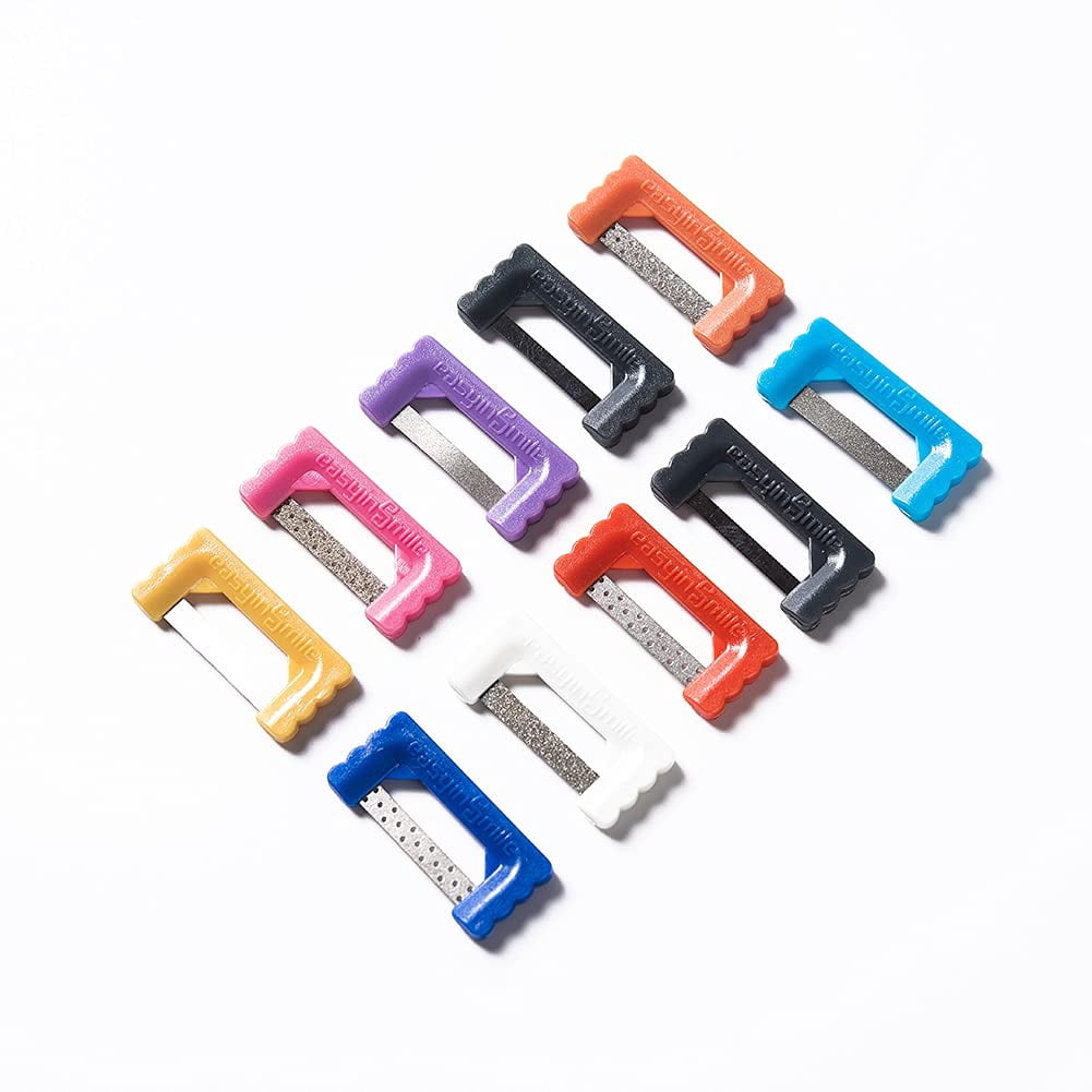 Kit Professionnel De Bandes IPR/IR Pour Orthodontie - 10 Pièces, Différentes épaisseurs, Marque Easyinsmile, Neuf