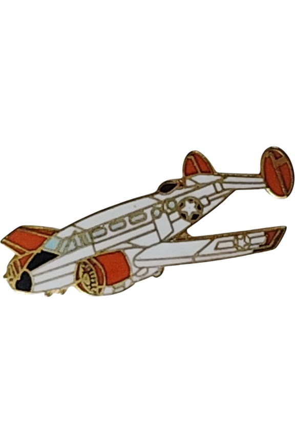 SNB Expeditor Hat Lapel Brooch Pin WWII Navy Transport Aircraft 1-1/4"L x 1/2"H