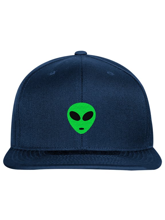 SNBCK Embroidered Green Alien-EM-0028-Navy