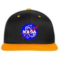 thumbnail image 1 of SNBCK Embroidered Lunar NASA, Embroidered Snapback NASA-EM-0019-Black-Yellow, 1 of 2