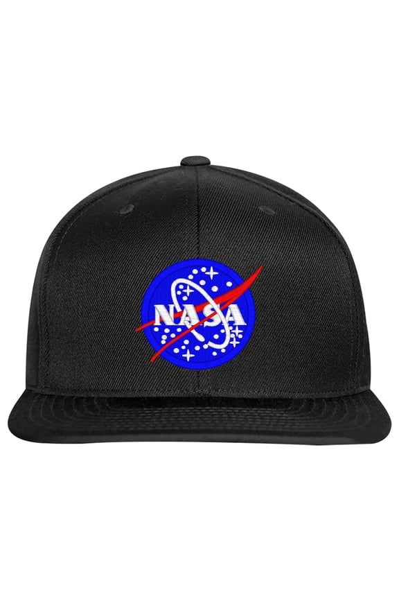 SNBCK Embroidered Lunar NASA, Embroidered Snapback NASA-EM-0019-Black