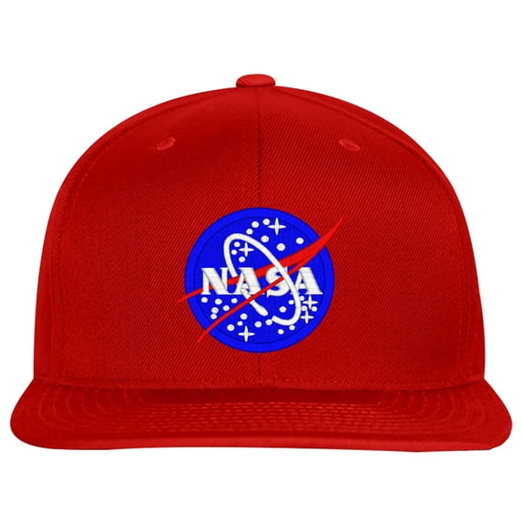 SNBCK Embroidered Lunar NASA, Embroidered Snapback NASA-EM-0019-Red
