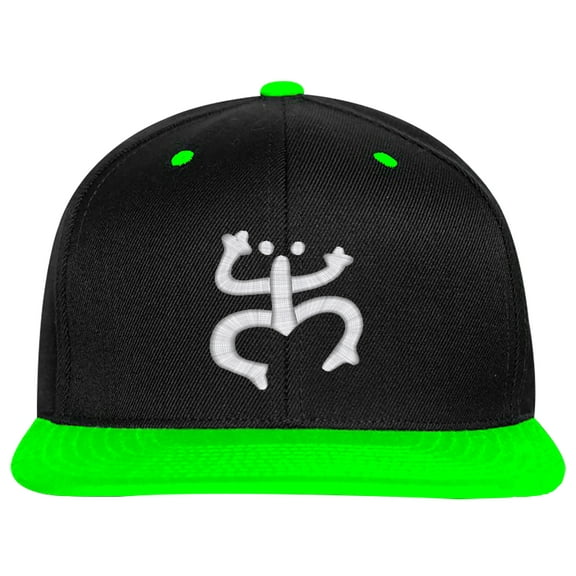 SNBCK Embroidered Puerto Rico TAINO FROG-EM-0027-Black-Green