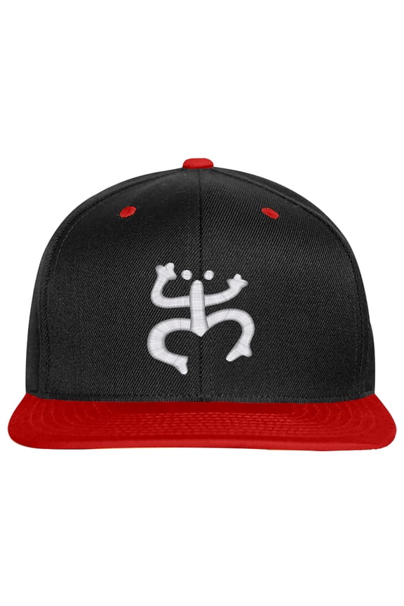 SNBCK Embroidered Puerto Rico TAINO FROG-EM-0027-Black-Red