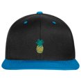 thumbnail image 1 of SNBCK Pineapple Embroidered Snapback Hat for Men and Women-EM-0009-Black-Blue, 1 of 2