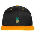 thumbnail image 1 of SNBCK Pineapple Embroidered Snapback Hat for Men and Women-EM-0009-Black-Yellow, 1 of 2
