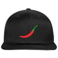 thumbnail image 1 of SNBCK Red Chili Hot Pepper Snapback Hat for Men and Women-EM-0031-Black, 1 of 2