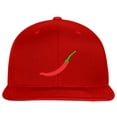 thumbnail image 1 of SNBCK Red Chili Hot Pepper Snapback Hat for Men and Women-EM-0031-Red, 1 of 2