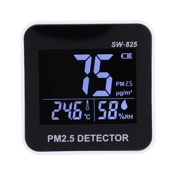 SNDWAY Digital LED Air Quality Monitor PM2.5 Detector Temperature Humidity Meter[cite: 1]