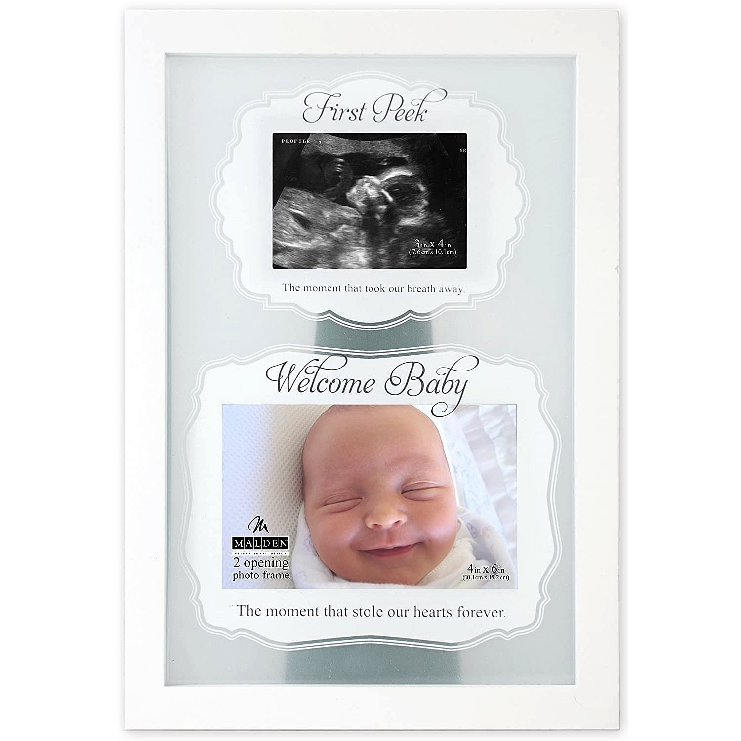 SNEAK PEEK Sonogram BABY duo 4x6 4x3 frame - 4x6 - Walmart.com