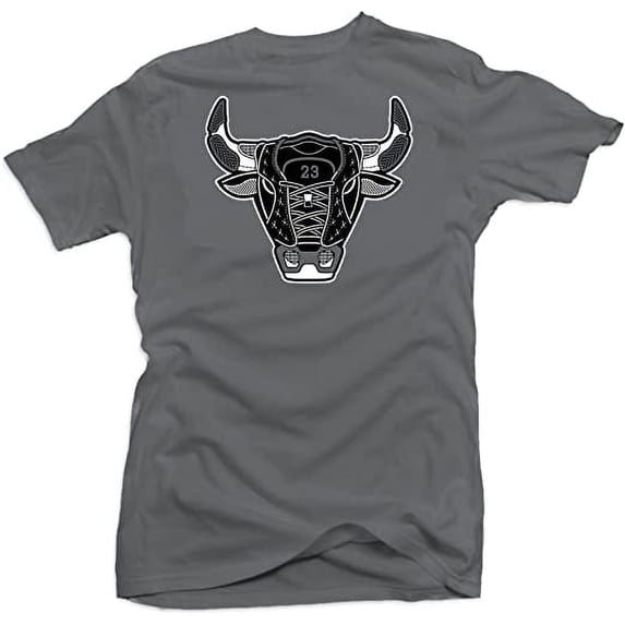 SNELOS Shirt to Match Sneaker Jordan 11 Cool Grey Match Jordan Tee