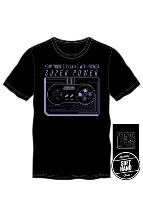 SNES Controller Power T-Shirt-XL