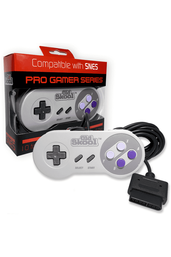 SNES Controller Pro Gamer Series for Super Nintendo by Old Skool