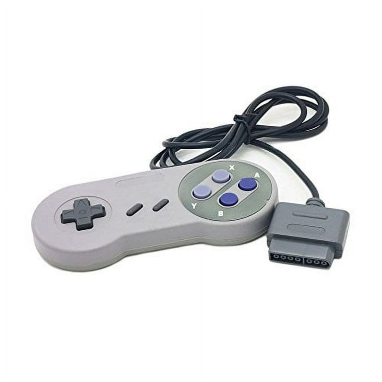 SNES Controller, Wired Super Famicom Style, Grey