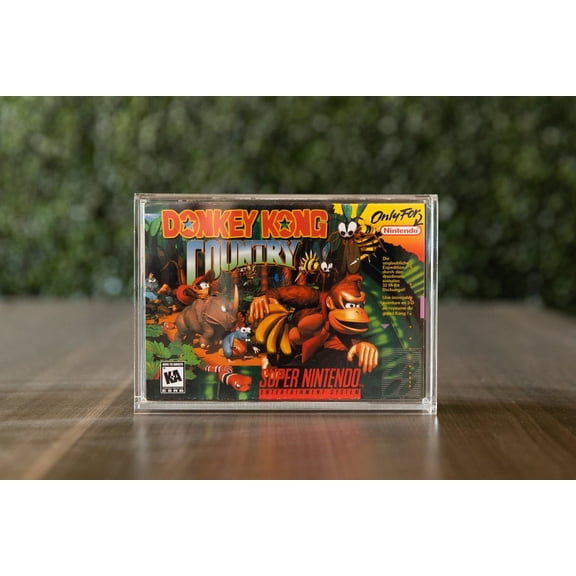 SNES Game Box CartVault Display Case