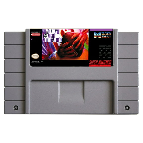 SNES Games Cartridge ABC Monday Night Football