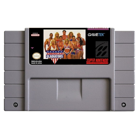 SNES Games Cartridge American Gladiators