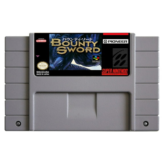 SNES Games Cartridge Bounty Sword