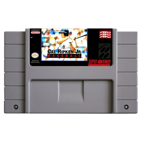 SNES Games Cartridge Cal Ripken Jr. Baseball